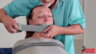 cinchedandsecured.com - Captured Kerry - Stuffed, Taped, Gagged and Exposed by the Burglar thumbnail